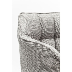 SCAUN DE BAR THINKTANK 2, GRI, CONFECTIONAT DIN POLIESTER SI METAL, STIL MODERN - Img 3
