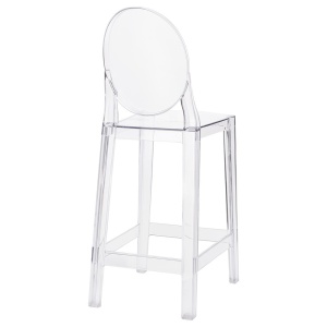 SCAUN DE BAR TRANSPARENT, VICTORIA, FABRICAT DIN POLICARBONAT, STIL MODERN - Img 2