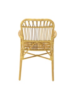 SCAUN DE TERASA BAMBOO TRP, REALIZAT DIN ALUMINIU SI TEHNORATAN, CULOARE BEJ, PENTRU UZ COMERCIAL, ARTIM GROUP SELECTION - Img 5