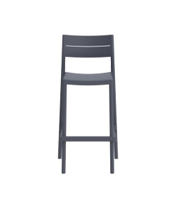 SCAUN DE TERASA DE BAR CAPRI 20, REALIZAT DIN PLASTIC, CULOARE GRI, PENTRU UZ COMERCIAL, ARTIM GROUP SELECTION - Img 2