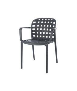 SCAUN DE TERASA FILO 21, REALIZAT DIN PLASTIC, CULOARE NEGRU, PENTRU UZ COMERCIAL, ARTIM GROUP SELECTION