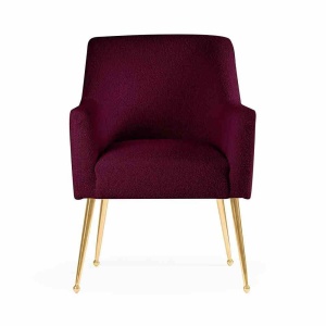SCAUN DINING AMADEUS, BORDO/AURIU, STIL MODERN - Img 2