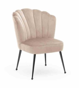 SCAUN DINING BOLONIA, BEJ/NEGRU, STIL MODERN