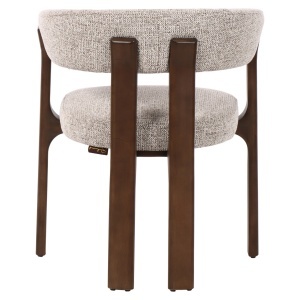SCAUN DINING, CONTIGO, REALIZAT DIN LEMN DE FAG SI TEXTIL, CULOARE CAPPUCCINO, DESIGN DEOSEBIT, RICHMOND INTERIORS - Img 4