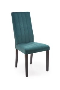 SCAUN DINING DIEGO 2, VERDE MONOLITH 37/NEGRU, CU TAPITERIE DIN CATIFEA SI PICIOARE DIN LEMN MASIV, STIL CLASIC - Img 7
