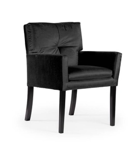 SCAUN DINING HAVANA, NEGRU, STIL CLASIC