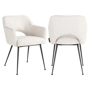 SCAUN DINING JENTHE NATURE GIULIA, S4710, CONFECTIONAT DIN 100% POLIESTER SPUMA SI METAL, RICHMOND INTERIORS