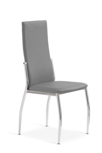 SCAUN DINING K-3 GRI/CROM STIL MODERN HALMAR - Img 1