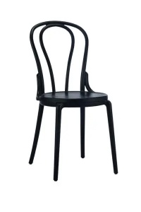 SCAUN DINING, NEGRU, DIN PLASTIC DUR, ARTIM GROUP SELECTION - Img 2