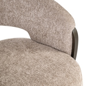 SCAUN DINING POLLUX, REALIZAT DIN METAL, LEMN DE FAG SI TEXTIL, CULOARE MARO/GRI DESIGN DEOSEBIT, RICHMOND INTERIORS - Img 7
