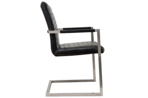 SCAUN DINING SAU BIROU NEGRU ANTIC IMPERIAL 37079 - DESIGN VINTAGE - Img 3