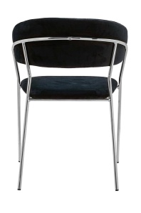 SCAUN DINING, SILVER MARGO, CU TAPITERIE DIN CATIFEA, STIL MODERN B2 - Img 4