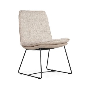 SCAUN DINING SOFI, BEJ/NEGRU, STIL MODERN