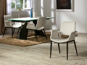 SCAUN DINING SOWA 863952, NEGRU/ALB, STIL MODERN, SCHULLER
