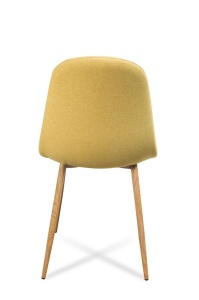SCAUN DINING TIMOR GALBEN/NATURAL - DESIGN MODERN - Img 5