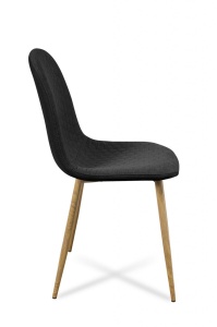SCAUN DINING TIMOR GRI INCHIS/STEJAR - DESIGN MODERN - Img 3
