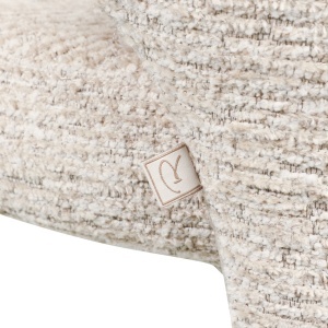 SCAUN DINING, VIOLA, REALIZAT DIN METAL, FURNIR SI TEXTIL, CULOARE ALB/CREM, DESIGN DEOSEBIT, RICHMOND INTERIORS - Img 5