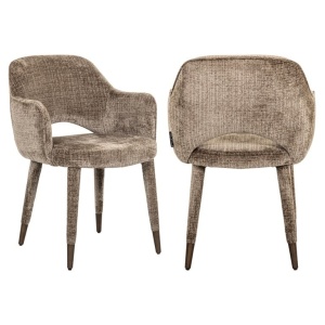 SCAUN DONNATELLA STONE NIAGARA 104 CHENILLE, S4484, CONFECTIONAT DIN METAL, SPUMA SI 100% POLIESTER, RICHMOND INTERIORS