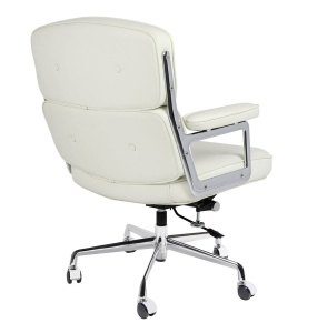 SCAUN/FOTOLIU DIRECTORIAL, ALB, DIN PIELE NATURALA ICON PRESTIGE PLUS STIL MODERN B2 - Img 2
