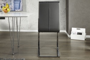 SCAUN METROPOLIS II NEGRU ANTRACIT 20110 DESIGN MODERN - Img 4