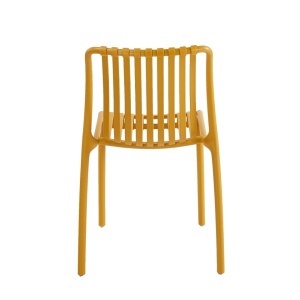 SCAUN PENTRU EXTERIOR/INTERIOR STRIPS, GALBEN, DIN POLIPROPILENA, STIL MODERN MINIMALIST - Img 4