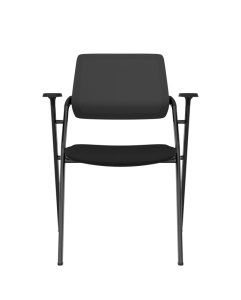 SCAUN PENTRU PROIECTE B2B ISO 24H OPTIMA NEGRU, CONFECTIONAT DIN OTEL SI TEXTIL - Img 2