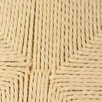 SCAUN PENTRU RESTAURANT, CAFENEA, DIN MATERIAL TEXTIL SI METAL, NATUR, STIVUIBIL - Img 8
