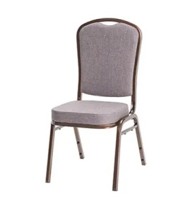 SCAUN PENTRU SALA EVENIMENTE/CONFERINTA EXCLUSIVE 20X20 GRI/CUPRU - Img 1