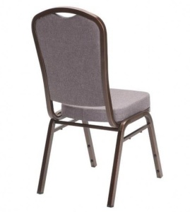 SCAUN PENTRU SALA EVENIMENTE/CONFERINTA EXCLUSIVE 25X25 GRI/CUPRU - Img 2