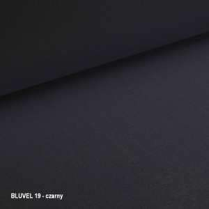 SCAUN PIVOTANT MANGO, NEGRU BLUVEL 19/NEGRU MAT, TAPITERIE DIN CATIFEA SI PICIOARE DIN METAL, STIL MODERN - Img 5