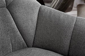 SCAUN ROTATIV, PAPILLON, GRI INCHIS, COD 41588, STIL RETRO - Img 5