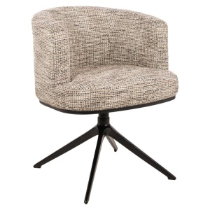 SCAUN ROTATIV SWIVEL CHEYENNE TRENDY NATURE, S4749, CONFECTIONAT DIN 100% POLIESTER, ALUMINIU, SPUMA, METAL, PLASTIC SI PLACAJ RICHMOND INTERIORS
