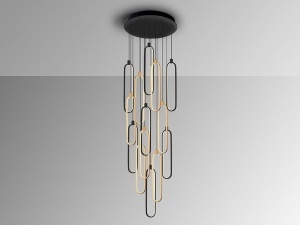 SCHULLER, LUSTRA DE MARI DIMENSIUNI, COLETTE, 60CM, REALIZATA DIN METAL SI LED, ARTIM GROUP SELECTION - Img 2