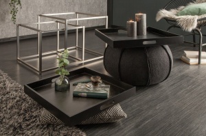 SET 2 MASUTE DE CAFEA ELEMENTS 39836 DIN MDF STIL MODERN - Img 3