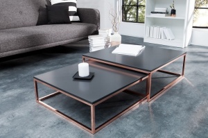 SET 2 MASUTE, NEW FUSION DIN METAL SI MDF, DESIGN MODERN