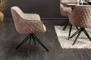 SET 2 SCAUNE, CONFORTABIL GRIEGE, EUPHORIA COD 40259, DIN METAL SI CATIFEA, STIL RETRO - Img 7