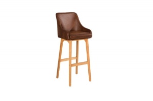 SET 2 SCAUNE DE BAR CAFENIU ANTIC SCANDINAVIA 37551 - DESIGN SCANDINAV - Img 3