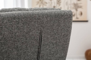 SET 2 SCAUNE, DINING, CANTILEVER, COD 40461, DIN TEXTIL GRI STIL MODERN - Img 7