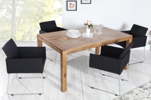 SET 2 SCAUNE NEGRU ANTRACIT LIVORNO 37849 - DESIGN VINTAGE