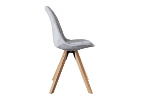 SET 4 SCAUNE STEJAR/GRI SCANDINAVIA 36215 - DESIGN SCANDINAV - Img 3