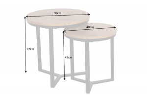Set de 2 masute de cafea STUDIO - cod 41206 - Img 4