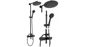 SET DE DUS REA ALDI, NEGRU, DIN ALAMA, CALITATE SUPERIOARA