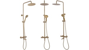 SET DE DUS REA LUNGO CU TERMOSTAT, AURIU PERIAT, DIN ALAMA, CALITATE SUPERIOARA - Img 2