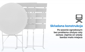 SET DE GRADINA SOLAR O MASA + 2 SCAUNE - Img 3
