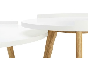 SET MASUTE DE CAFEA BANCO DIN LEMN DE STEJAR STIL MODERN B2 - Img 2