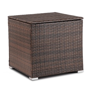 SET MOBILIER DE GRADINA/TERASA, NEGRO, ARTIM MEBLE, DIN TEHNORATAN, TEXTIL SI STICLA, CULOARE MARO/BEJ - Img 8