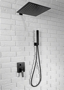 SISTEM DUS, REA SONIC, NEGRU, CU DUS, ANTICALCAR, INCASTRAT, DESIGN MODERN, CALITATE SUPERIOARA, REA