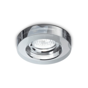 SPOT BLUES ROUND FUME' STIL MODERN IDEAL LUX