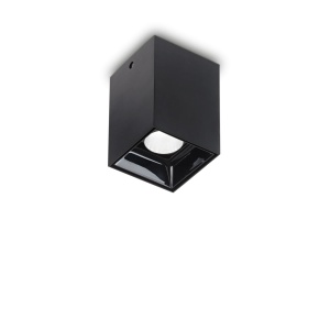 SPOT NITRO PL SQUARE D05, NEGRU, DIN ALUMINIU, STIL MODERN