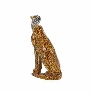 STATUETA DECORATIVA GEPARD TAHNEE, DIN POLIRASINA, STIL MODERN, B2 - Img 4